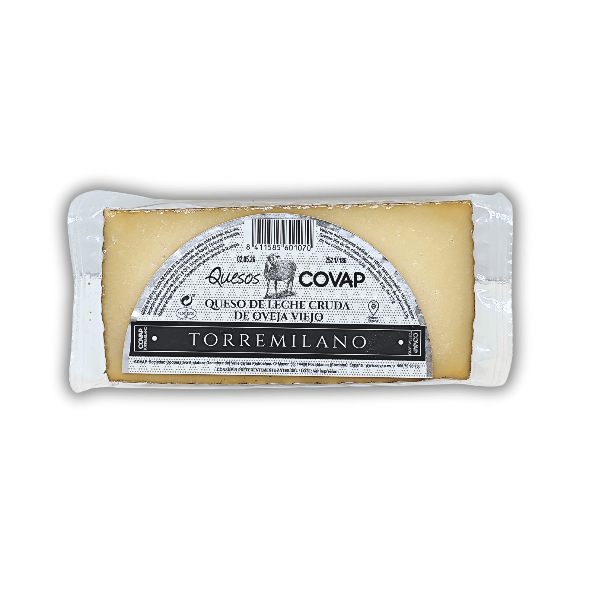 Queso de Leche Cruda Oveja Viejo TORREMILANO