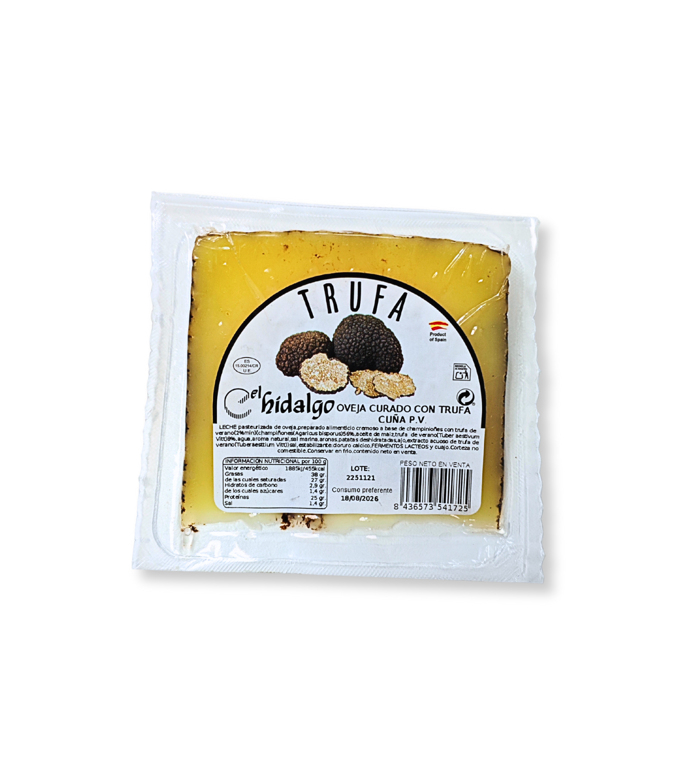 Queso Oveja Curado con Trufa