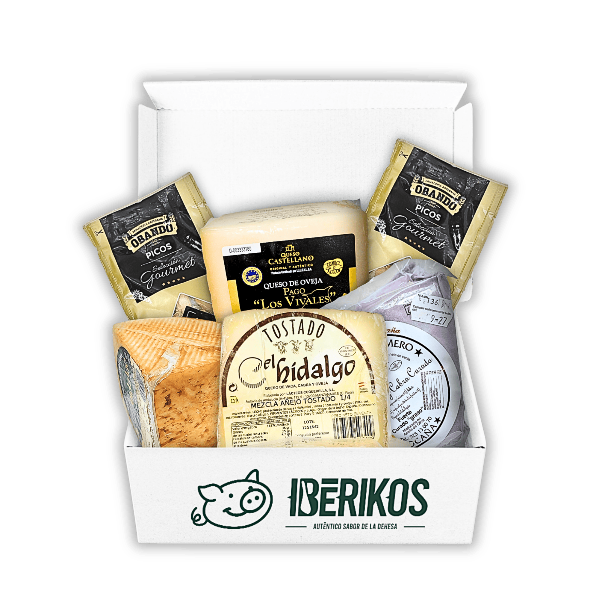 Caja Iberikos Selección de Quesos Gourmet Pack Nº14